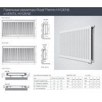 Стальной панельный радиатор Royal Thermo HYGIENE 20-600-800