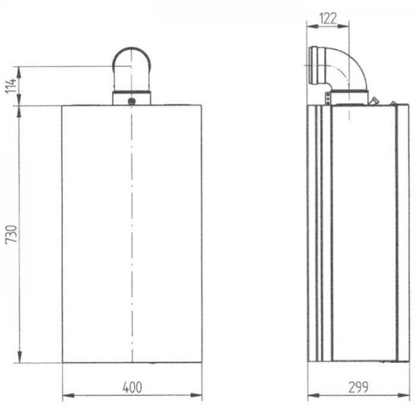 Газовый котел Baxi ECO4S 18 F