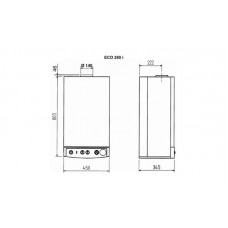 Газовый котел Baxi ECO 280 i