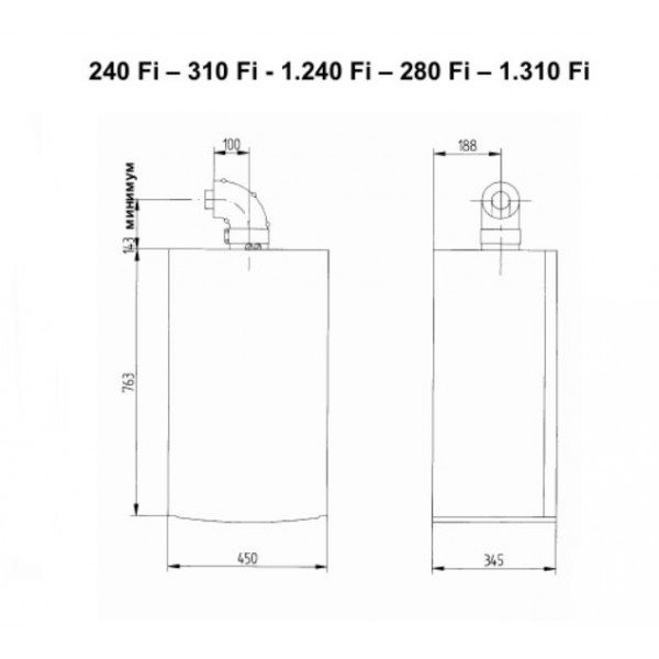 Газовый котел Baxi LUNA 3 1.310 Fi