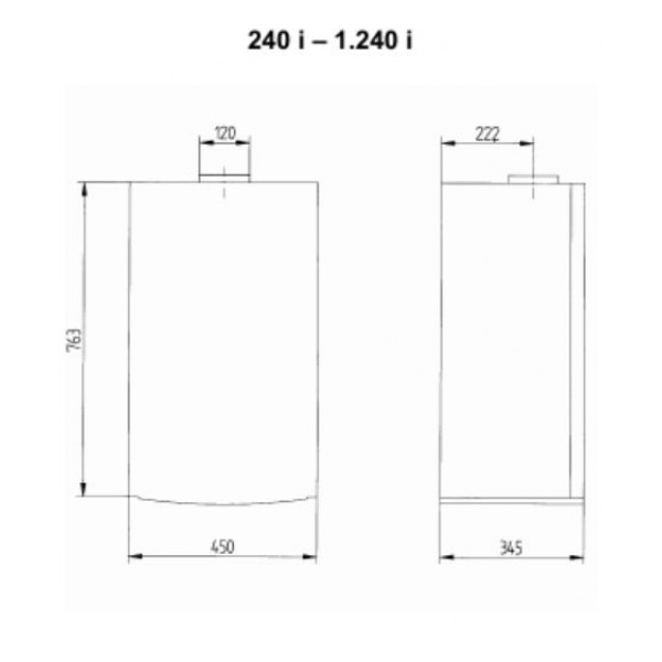 Газовый котел Baxi LUNA 3 Comfort 240 i