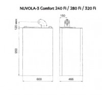 Газовый котел Baxi NUVOLA-3 Comfort 320 Fi