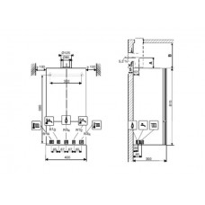 Газовый котел Bosch Condens 2500 WBC 28-1 DC 23 (двухконтурный)
