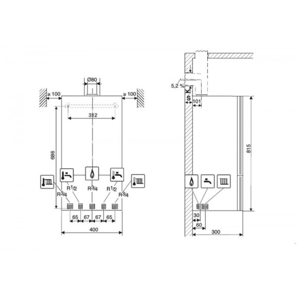 Газовый котел Buderus Logamax Plus GB062-24