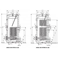 Бойлер косвенного нагрева Drazice OKCE 300 S/1MPa