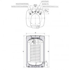 Бойлер косвенного нагрева Drazice OKH 100 NTR/HV