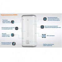 Электрический накопительный водонагреватель из нержавеющей стали Electrolux EWH 100 Royal