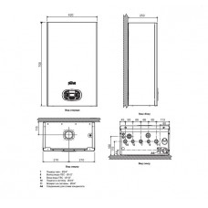 Газовый котел Ferroli Bluehelix TECH RRT 24C