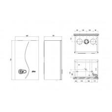 Газовый котел Ferroli Bluehelix TECH S 45H