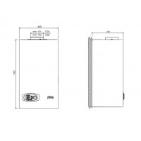 Газовый котел Ferroli Divatech D C24