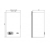 Газовый котел Ferroli Divatech D F24