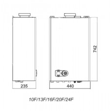 Газовый котел Ferroli FORTUNA F 20