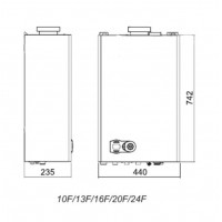 Газовый котел Ferroli FORTUNA F 24