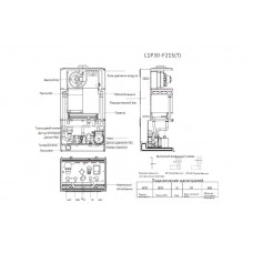 Настенный газовый двухконтурный котел Haier L1P30-F21S(T)
