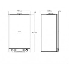 Настенный газовый двухконтурный котел Haier L1P30-F21S(T)