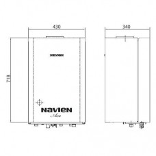 Газовый котел Navien Deluxe 13AN (Ace Atmo)
