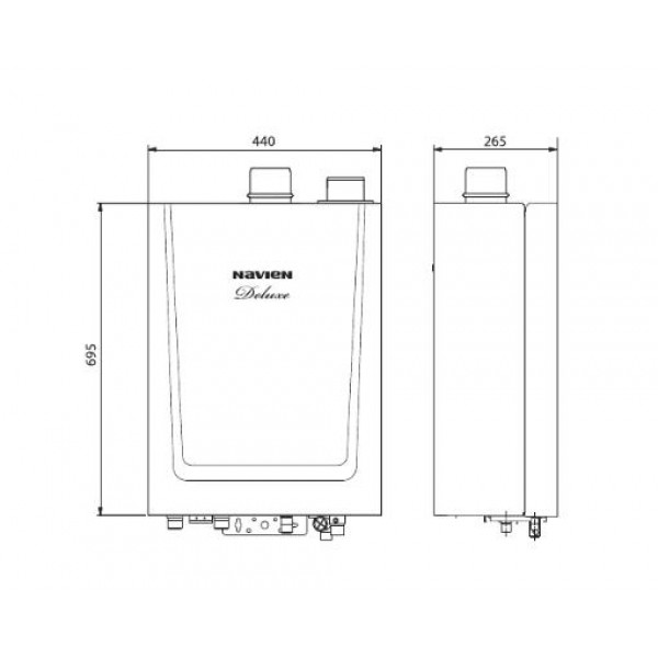 Газовый котел Navien Deluxe-10k COAXIAL