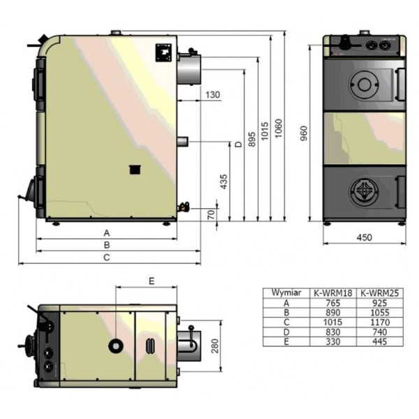 Твердотопливный котел Nibe VIKING K-WRM18 R