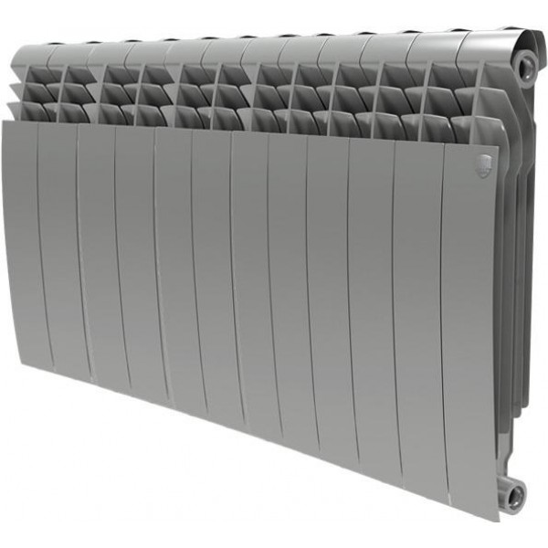 Биметаллический радиатор Royal Thermo BiLiner 500 Silver Satin 12 секц.