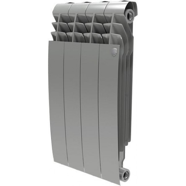 Биметаллический радиатор Royal Thermo BiLiner 500 Silver Satin 4 секц.