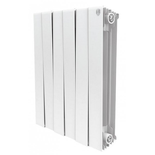 Биметаллический радиатор Royal Thermo Piano Forte 500/Bianco Traffico 12 секц.