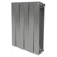Биметаллический радиатор Royal Thermo Piano Forte 500 Silver Satin 10 секц.