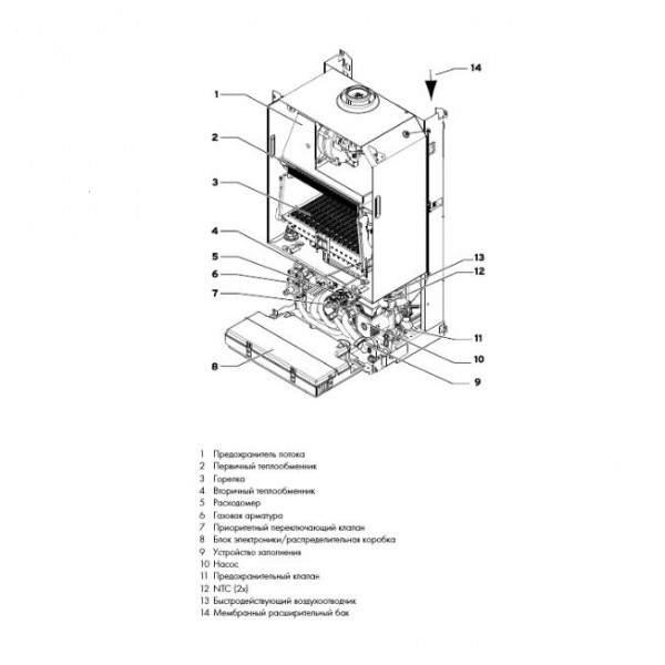 Газовый котел Vaillant VUW 202/5-5 turboTEC plus