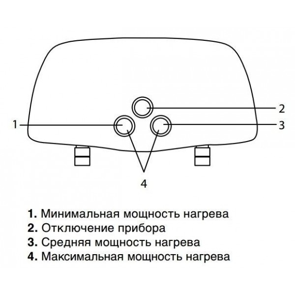 Электрический проточный водонагреватель с душем Zanussi 3-logic TS (5,5 kW) - душ+кран