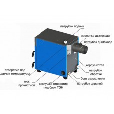 Твердотопливный котел для дома Zota MASTER-20 (без плиты)