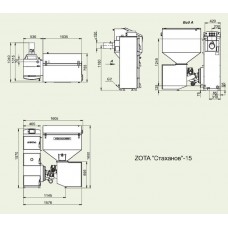 Твердотопливный котел Zota 
