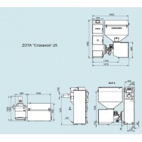 Твердотопливный котел Zota 