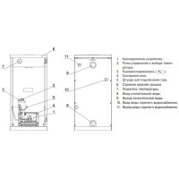 Одноконтурный напольный газовый котел Лемакс Classic-12,5