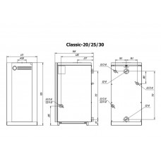 Энергонезависимый напольный газовый котел Лемакс Classic-25