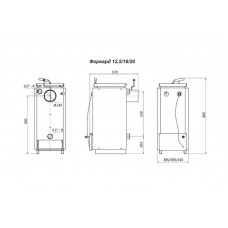 Твердотопливный котел для дома Лемакс Форвард-12.5