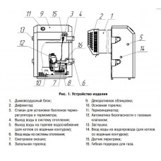 Одноконтурный напольный газовый котел Лемакс Патриот 12,5