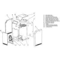 Напольный газовый двухконтурный котел Лемакс Премиум -12.5(В)